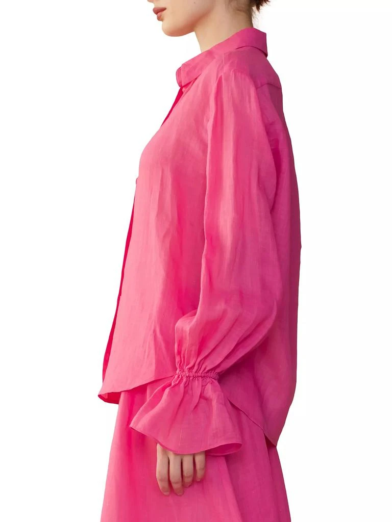Cynthia Rowley Flared-Cuff Blouse 3