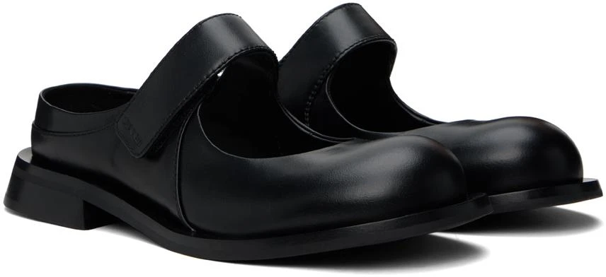 SUNNEI Black Form Marg Sabot Loafers 4