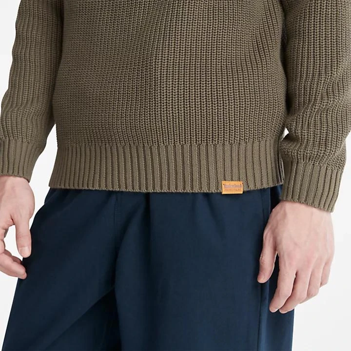 Timberland Beards Brook Crew-Neck Sweater for Men in Dark Green 5