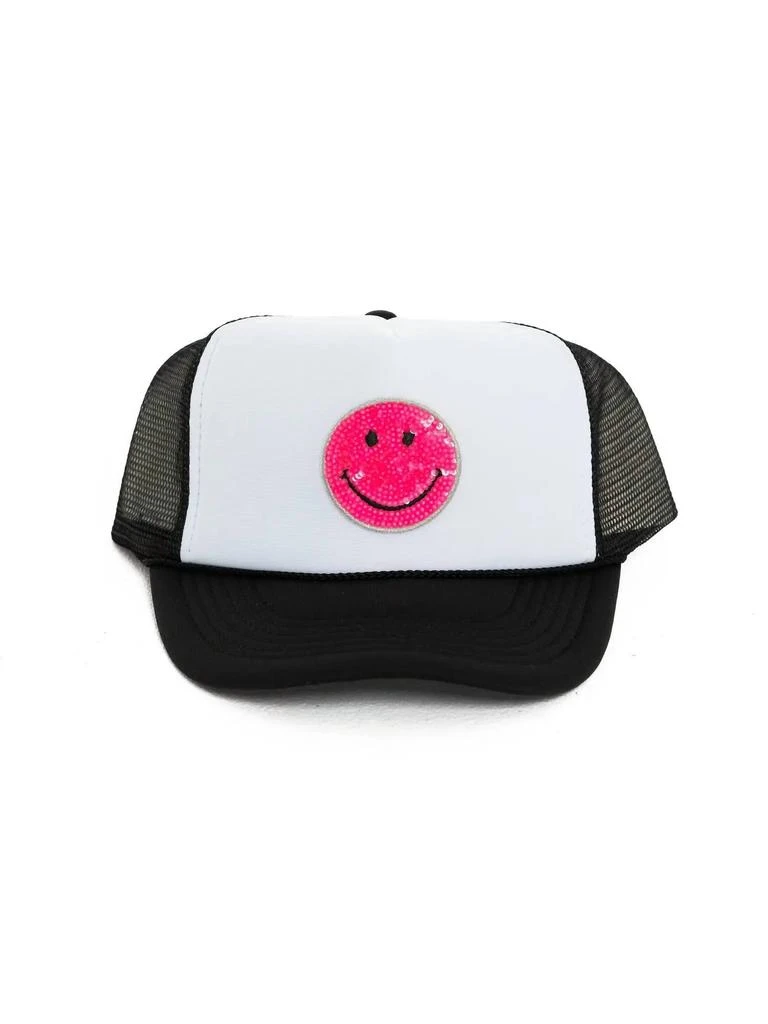 Malibu Sugar Girl
s Happy Face Trucker Hat In Black