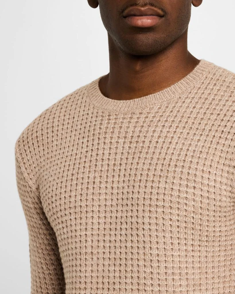 John Elliott Men's Wool Waffle Crew Sweater 5