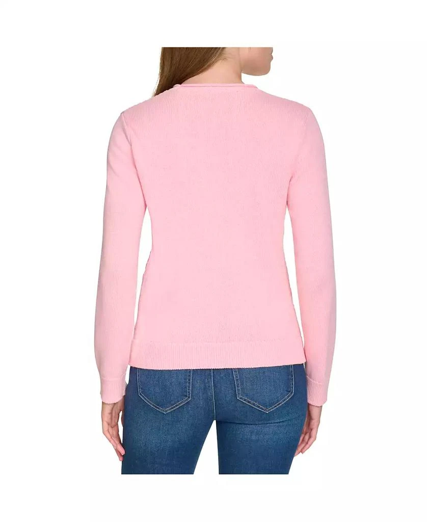 Nautica Jeans Women's Roll Neck Stacked Cable Sweater 6