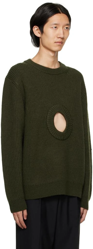 Craig Green Khaki Cutout Sweater 2