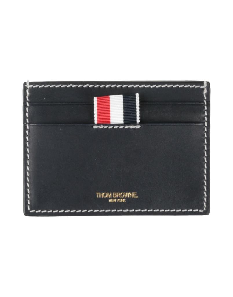 コインケース・小銭入れ THOM BROWNE BLACK LEATHER COIN PURSE THOM BROWNE Pebbled-leather coin purse | THE OUTNET