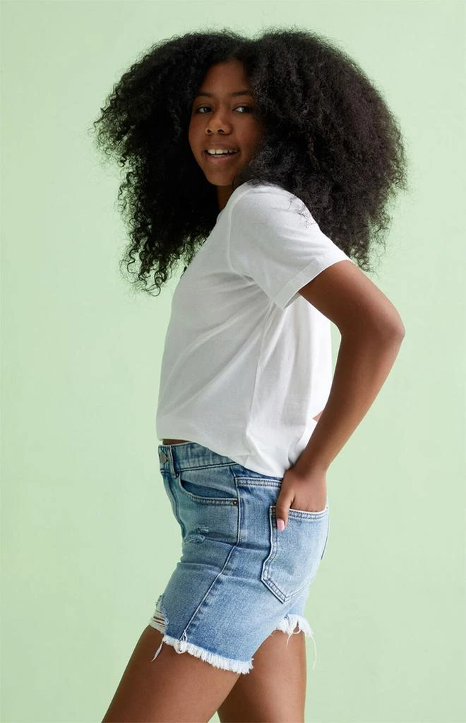 PacSun Kids Medium Indigo Denim Shorts 4