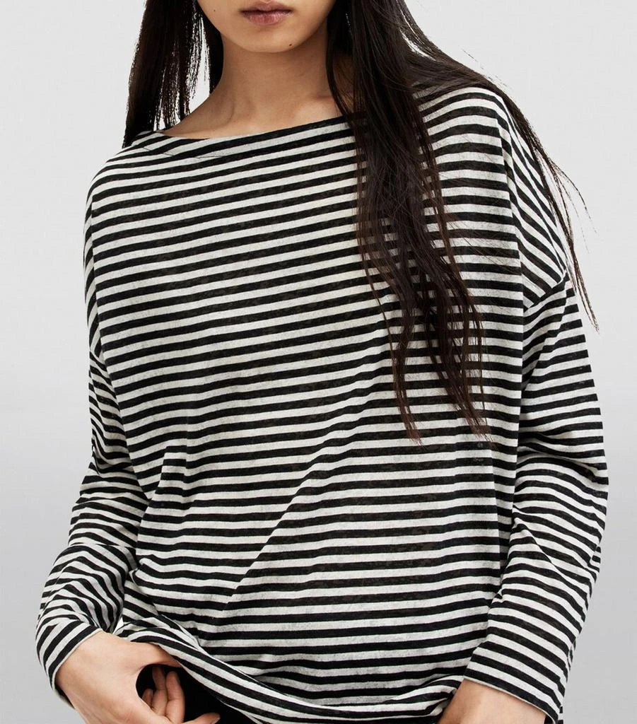 ALL SAINTS Striped Rita T-Shirt 6