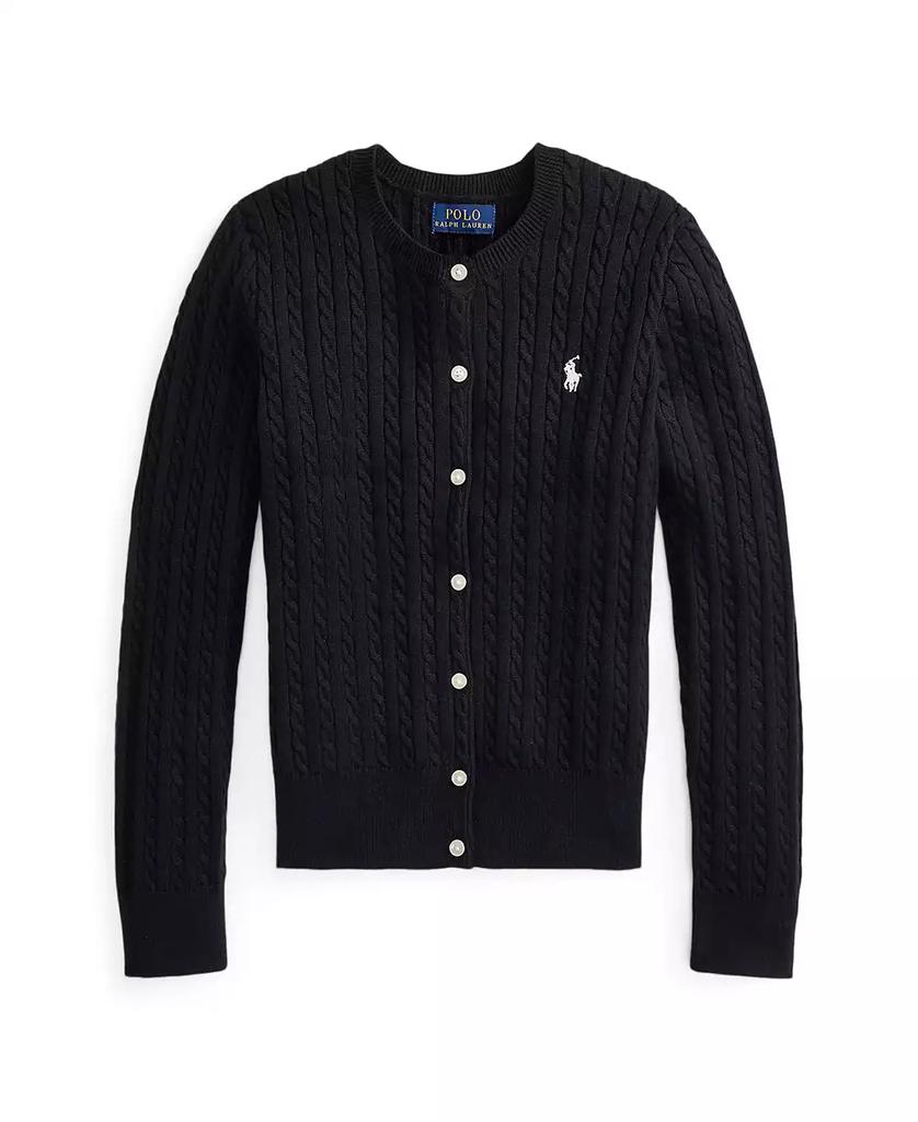 Ralph Lauren Girls 7-16 Cable-Knit Cotton Cardigan