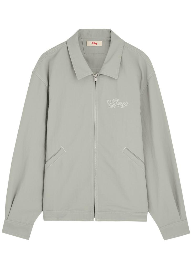 CHERRY LOS ANGELES Logo-embroidered shell jacket