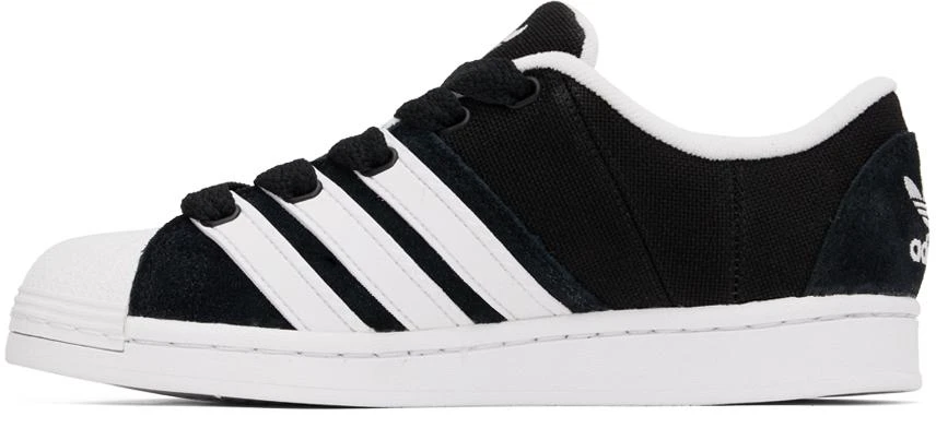 Adidas Black & White Superstar Supermodified Sneakers 3
