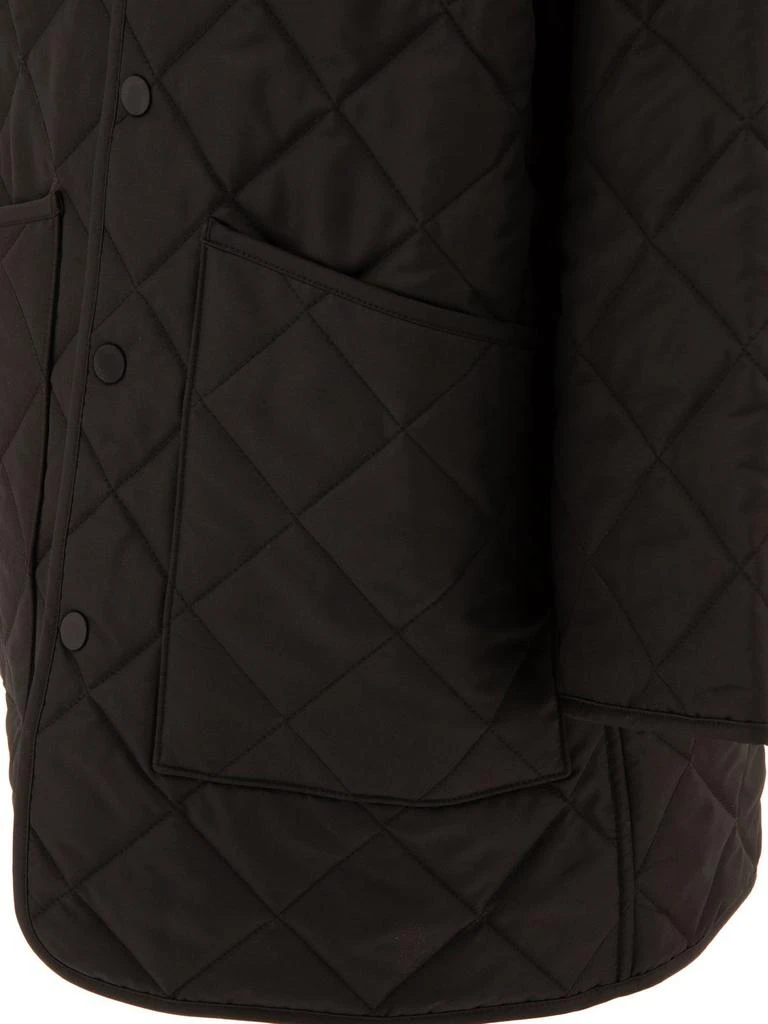 Burberry Burberry Kids Corduroy-Collar Quilted Hooded Jacket 4