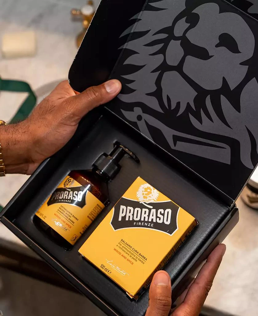 Proraso 2-Pc. Beard Care Set For New Or Short Beards - Wood & Spice Scent 5