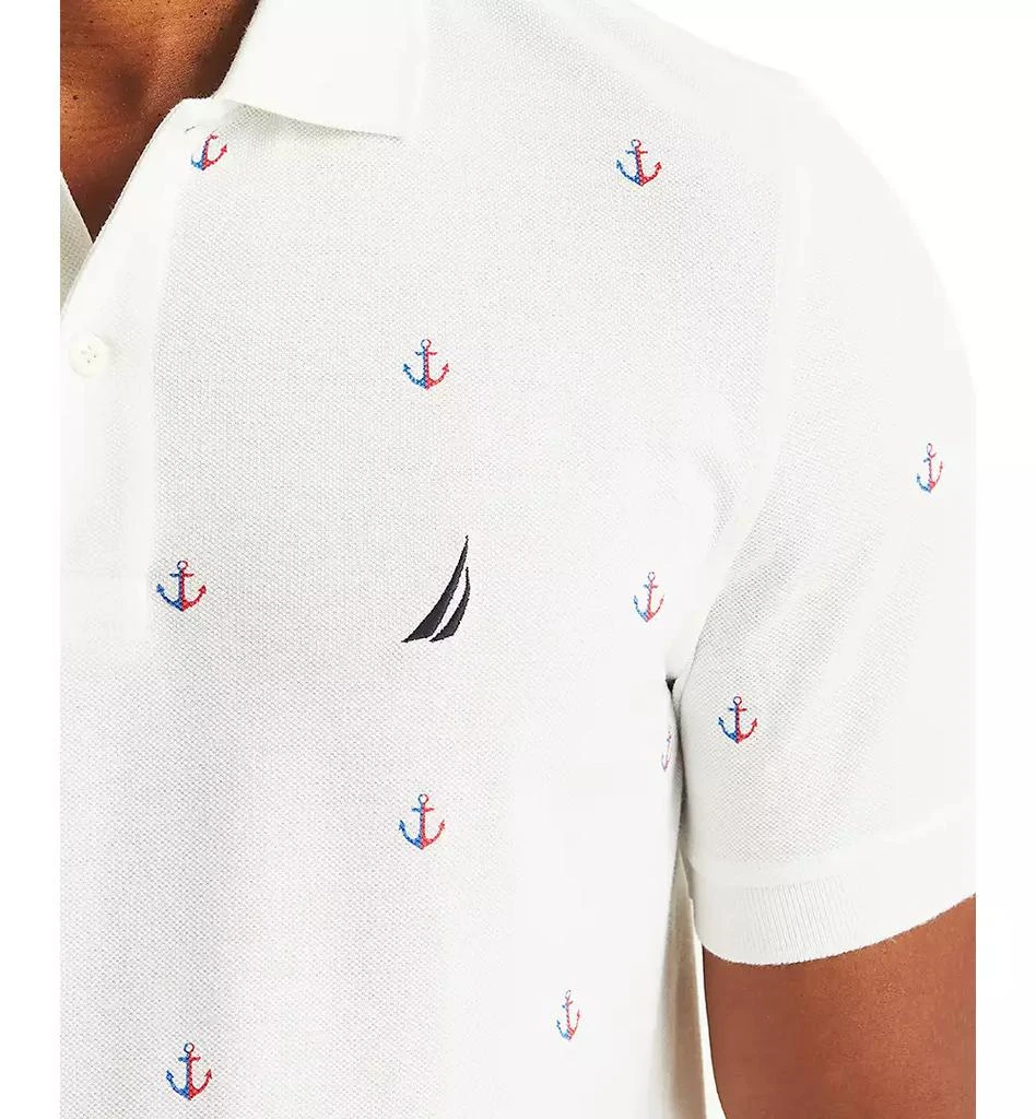 Nautica Men's Classic Fit Deck Printed Performance Polo Shirt 3