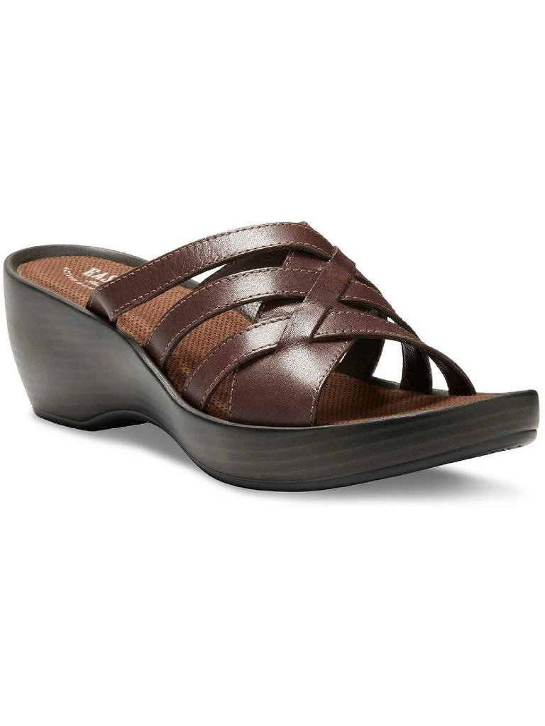 Eastland Poppy Womens Leather Memory Foam Wedges 4