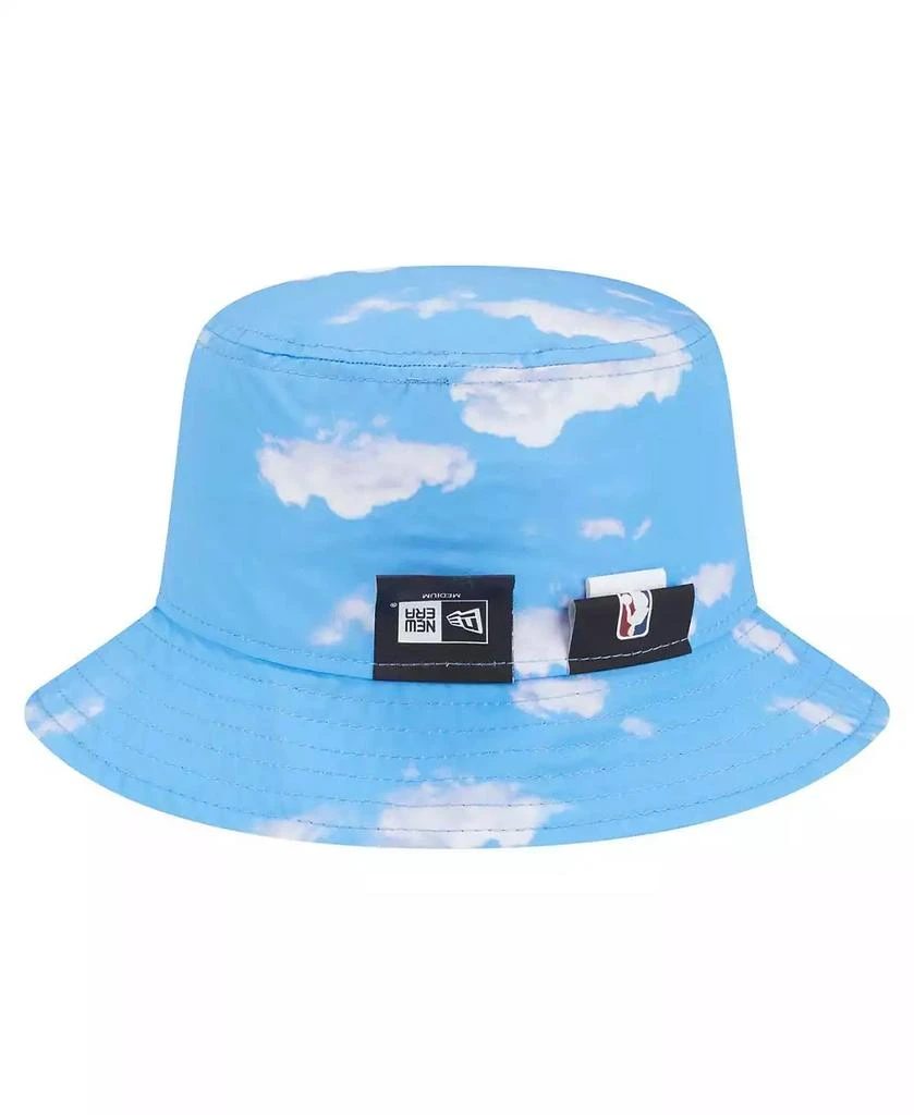 New Era Men
s Black/Light Blue Golden State Warriors Summer Sun and Storm Reversible Bucket Hat 4