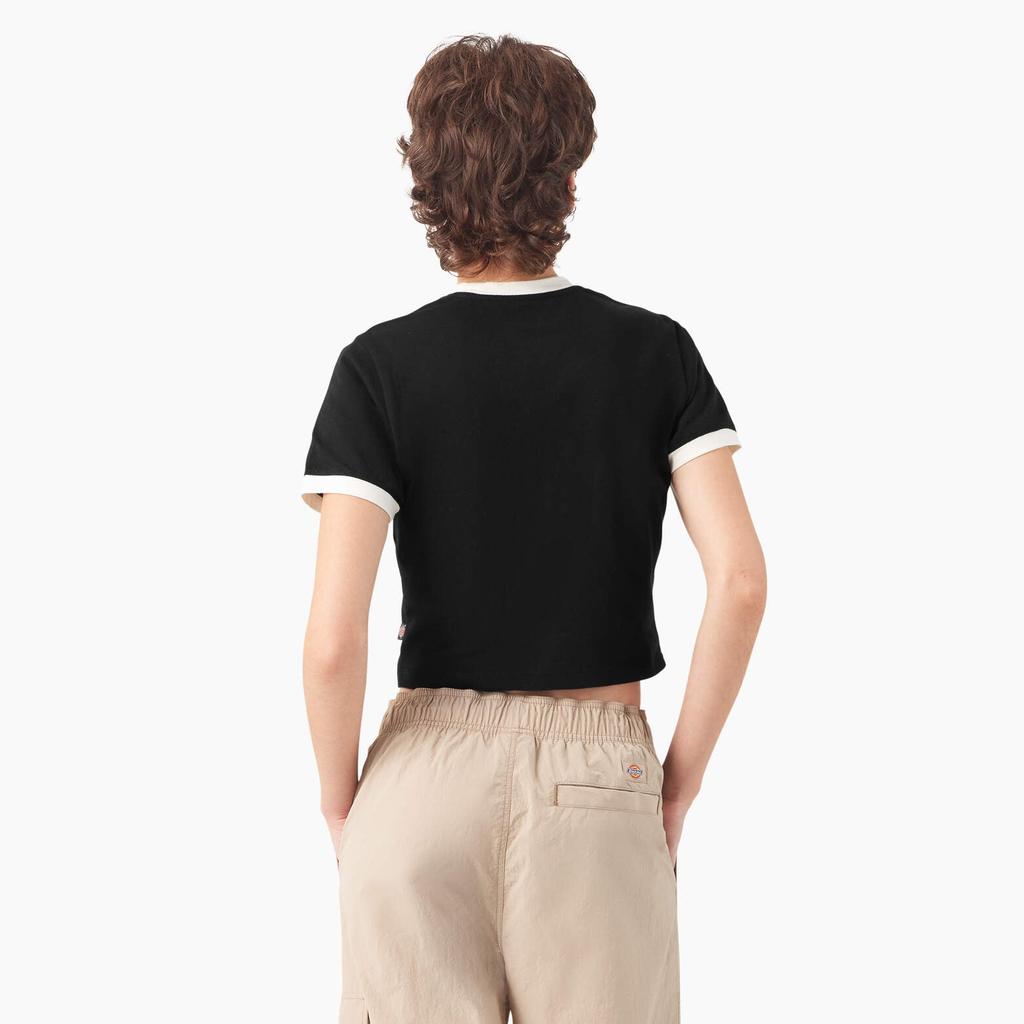 DICKIES Women’s Lewistown Cropped Ringer T-Shirt