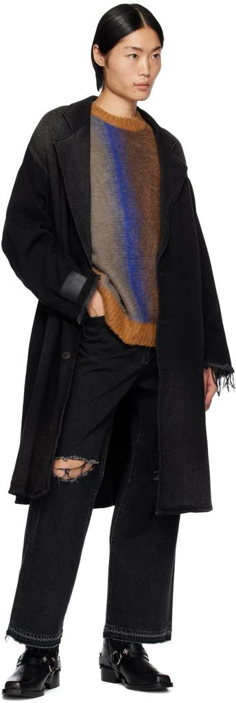 JieDa Black Damage Jeans 4