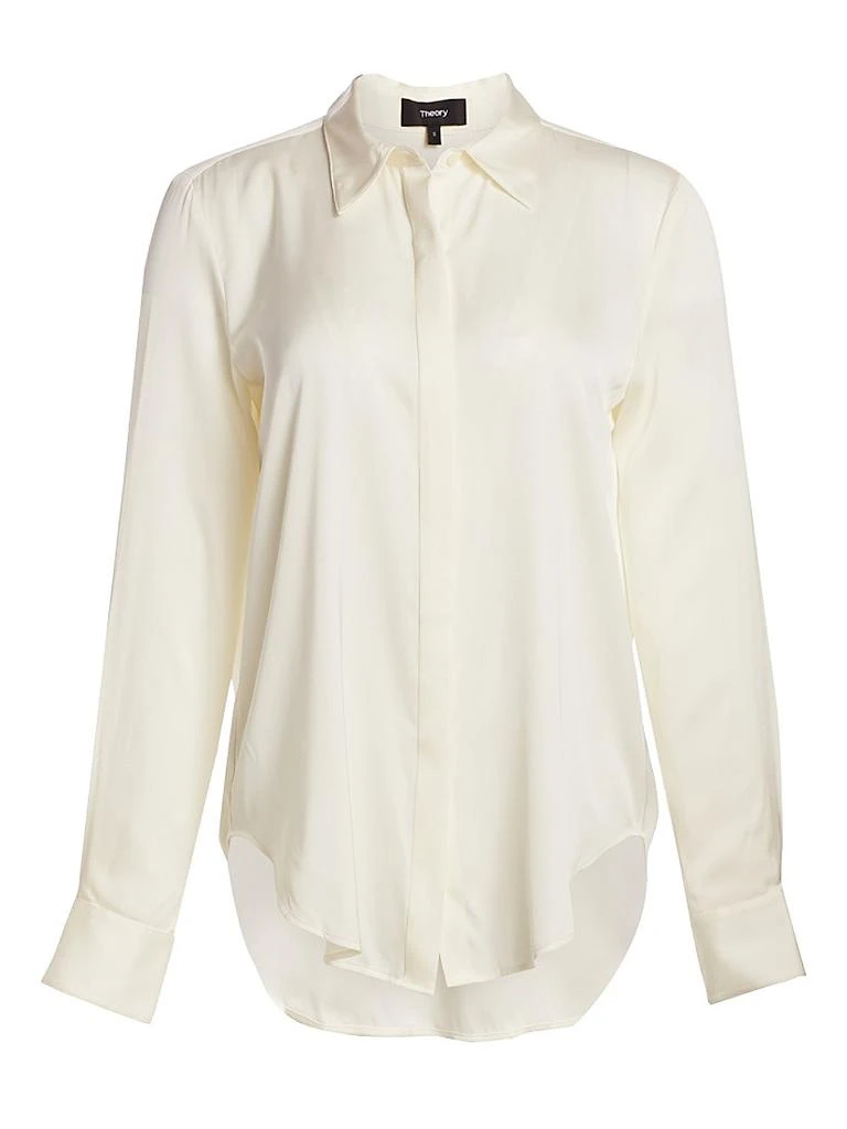 Theory Sunaya Silk Blouse 7