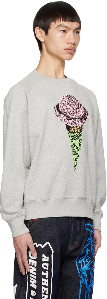 ICECREAM Gray Cone Sweatshirt