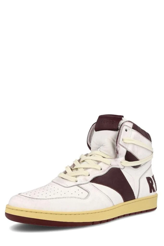 Rhude Off-White and Brown Sneakers RHUDE Rhecess low-top Sneakers | White | FARFETCH main image 3