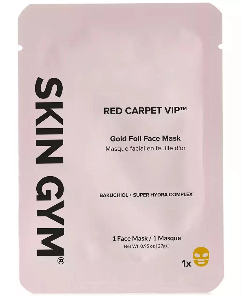 Skin Gym Red Carpet VIP Gold Foil Face Mask 1