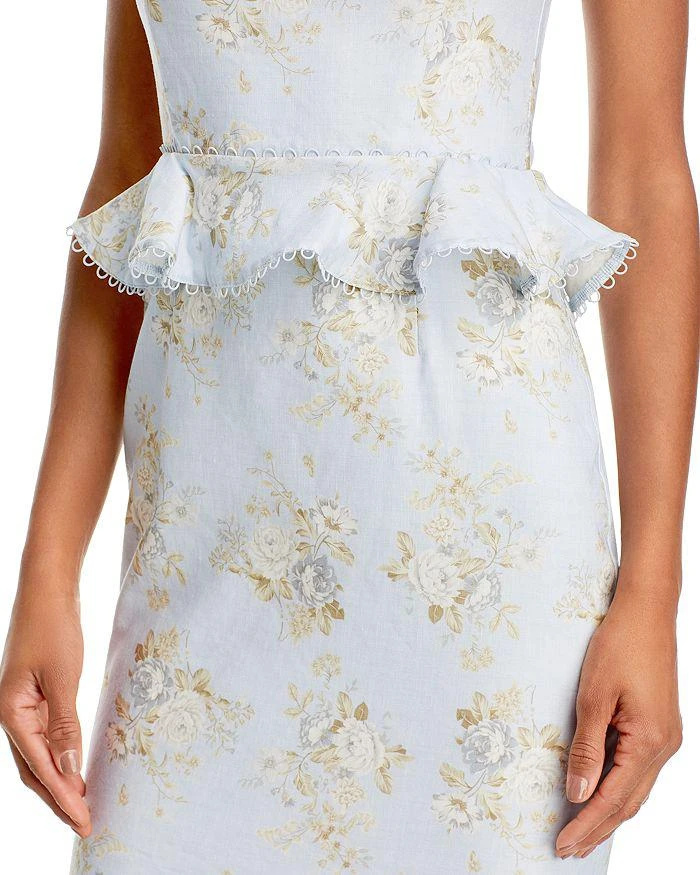 Violet Floral Print Ruffle Midi Dress  On Sale Now with Up to 60% Off |  Discover Exclusive Deals & Savings at BeyondStyle  Authentic V. Chapman  dress|women with Limited-Time Discounts, Free