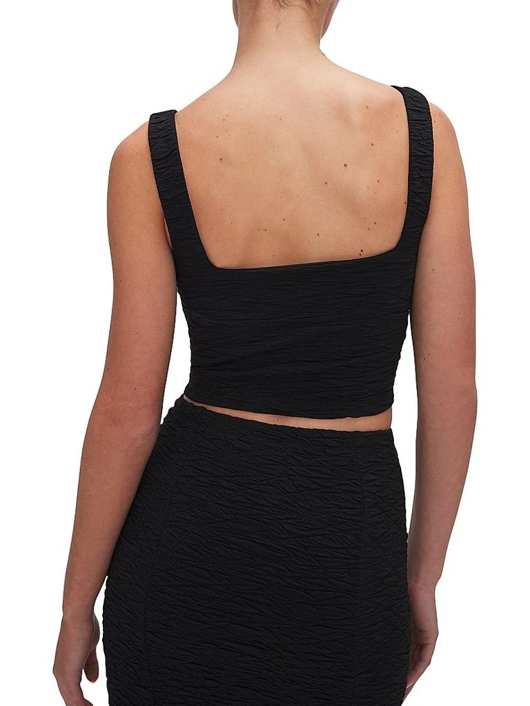 Good American Wide Scrunchie Crop Top 8