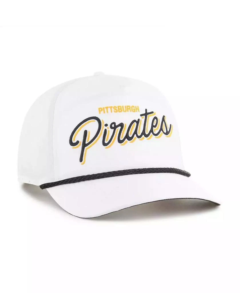 47 Brand Men's White Pittsburgh Pirates Brrr Fairway Hitch Adjustable Hat 3