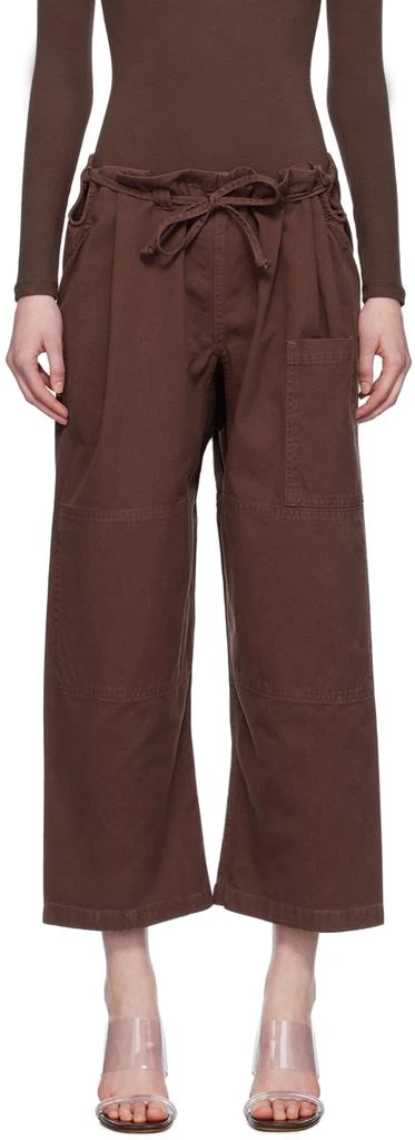 Gil Rodriguez Brown 'The Lou' Lounge Pants 1