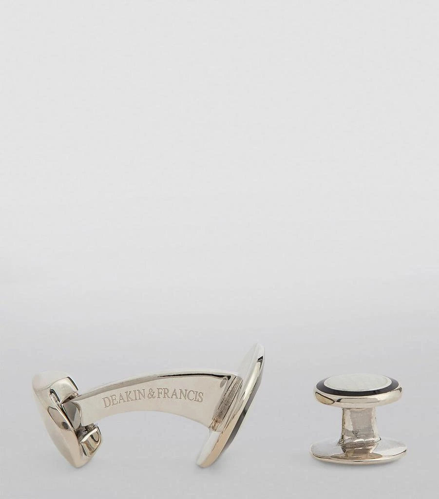 Deakin & Francis Enamelled Stud Cufflinks 3