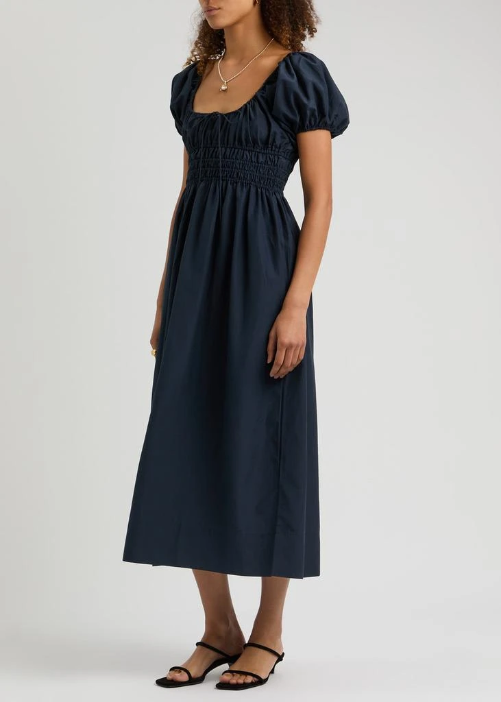 Faithfull the Brand Seine silk and cotton-blend midi dress 2