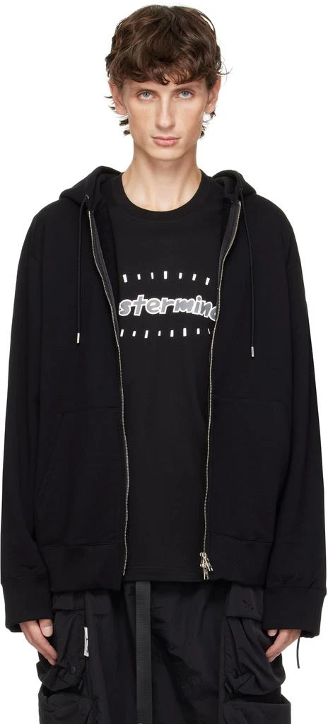 mastermind JAPAN Black Puzzle Full-Zip Hoodie 1