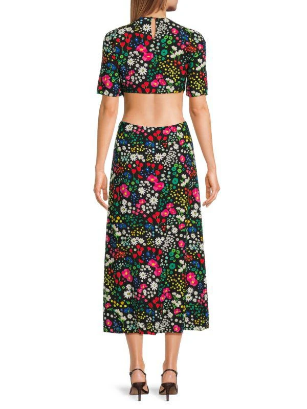 chinese dress ladies The Kooples // Yellow Silk Ruffled Maxi Dress  VSP Consignment