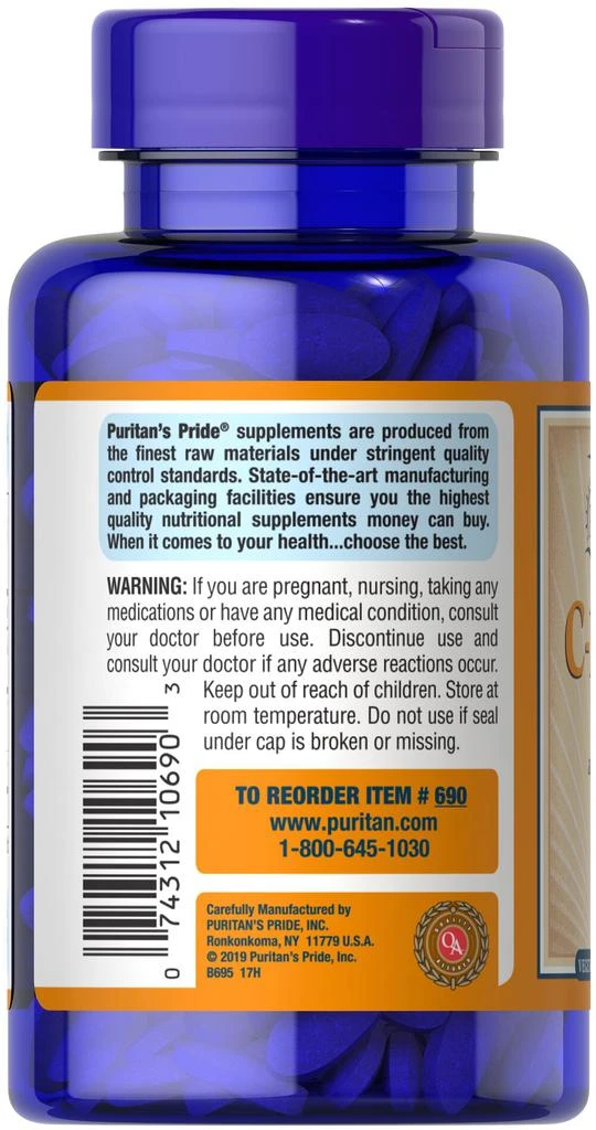 Puritan
s Pride Vitamin C 1000 mg, Bioflavonoids, Rose Hips 100 ct 5