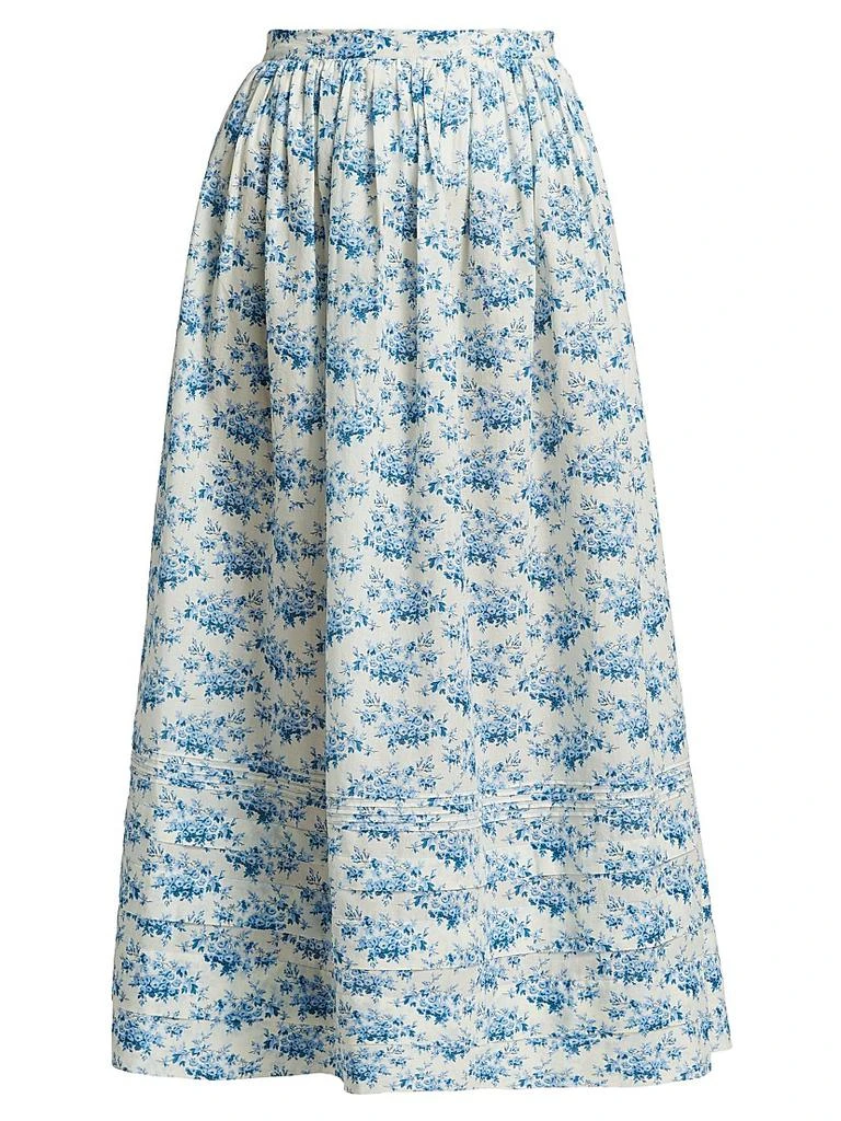 DÔEN Marcie Cotton Midi-Skirt