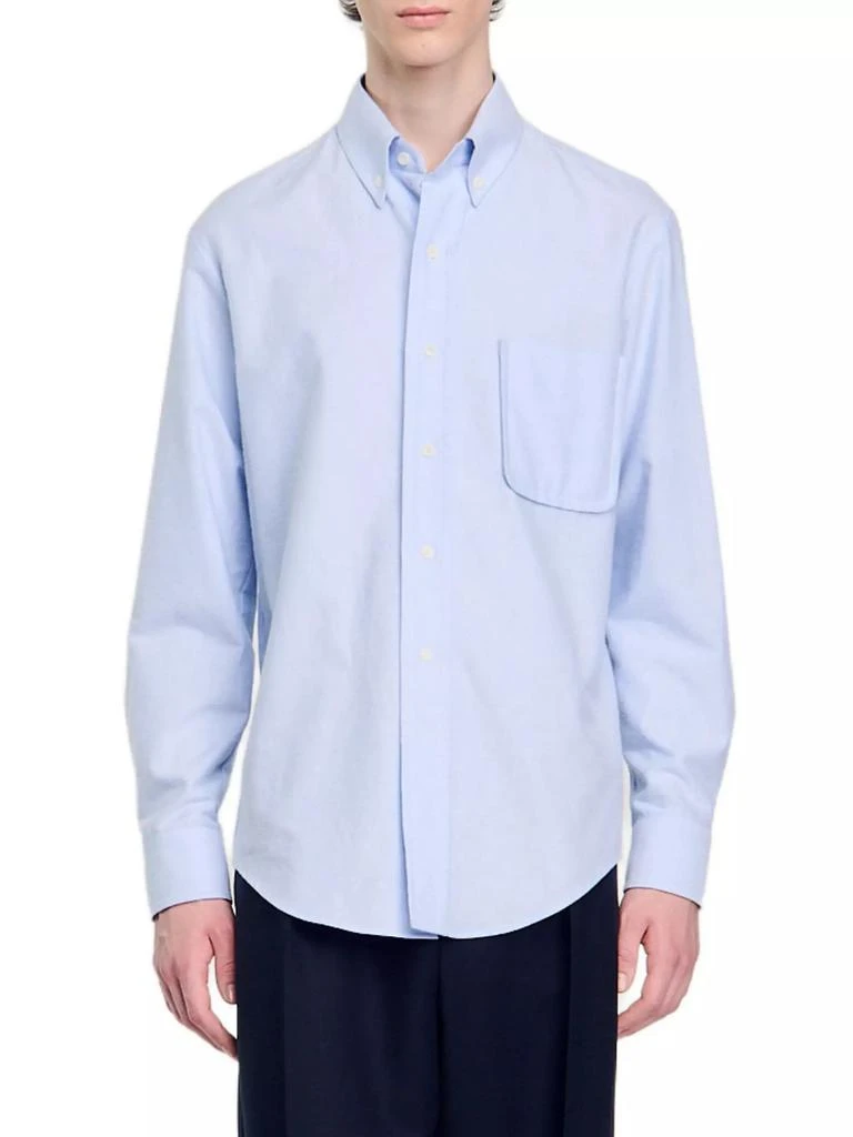 Sandro Oxford Flannel Shirt 4