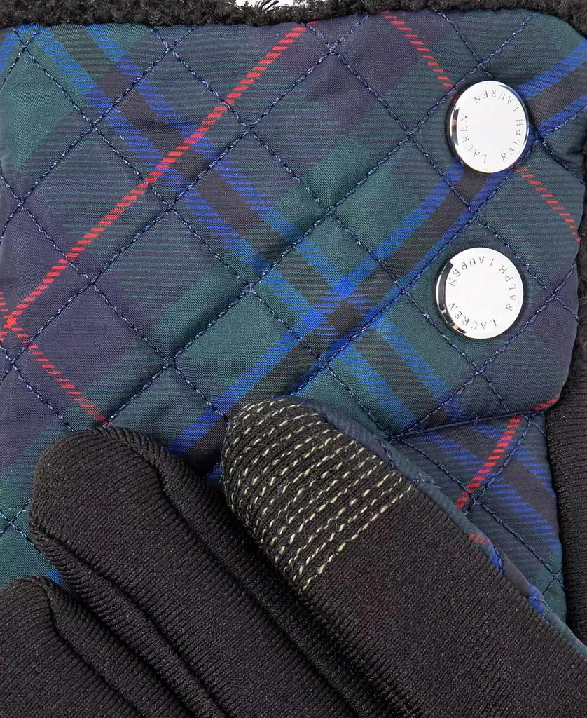 Ralph Lauren Printed Barn Faux Sherpa Gloves 3