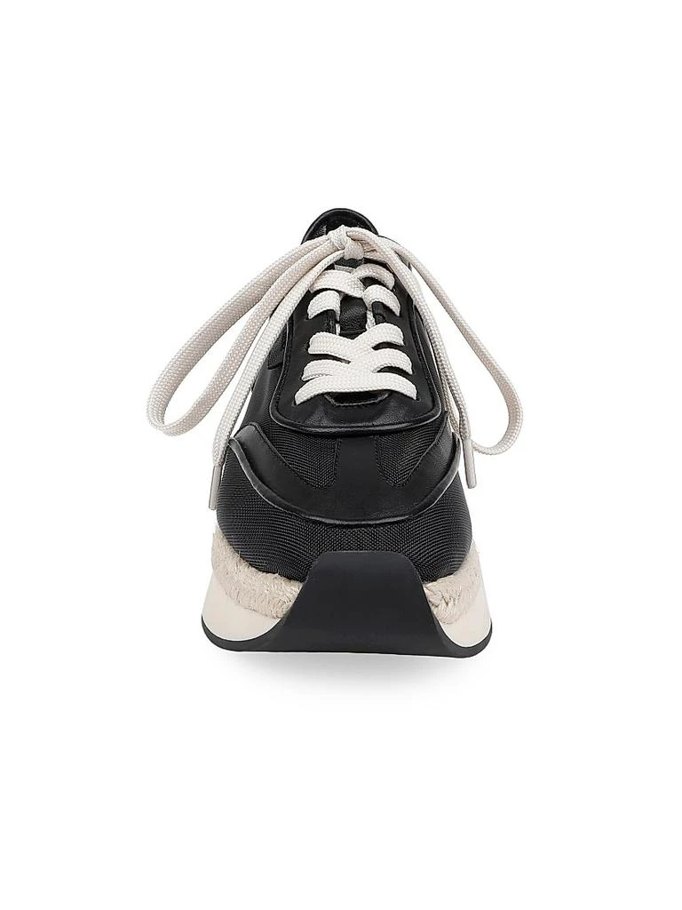 L'Agence Iris Mesh & Leather Platform Sneakers 4