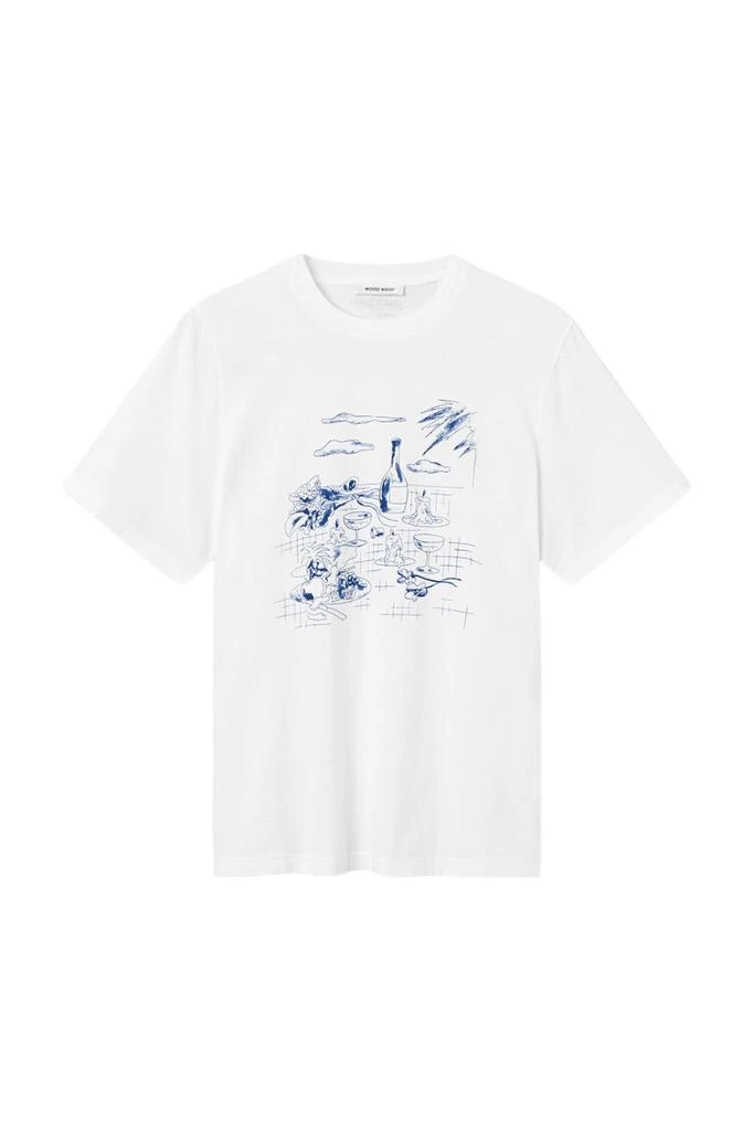 Wood Wood MEN'S BOBBY BEACH WEDDING T-SHIRT 3