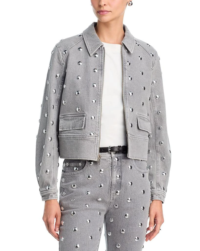 Cinq à Sept Harriet Studded Denim Jacket 1