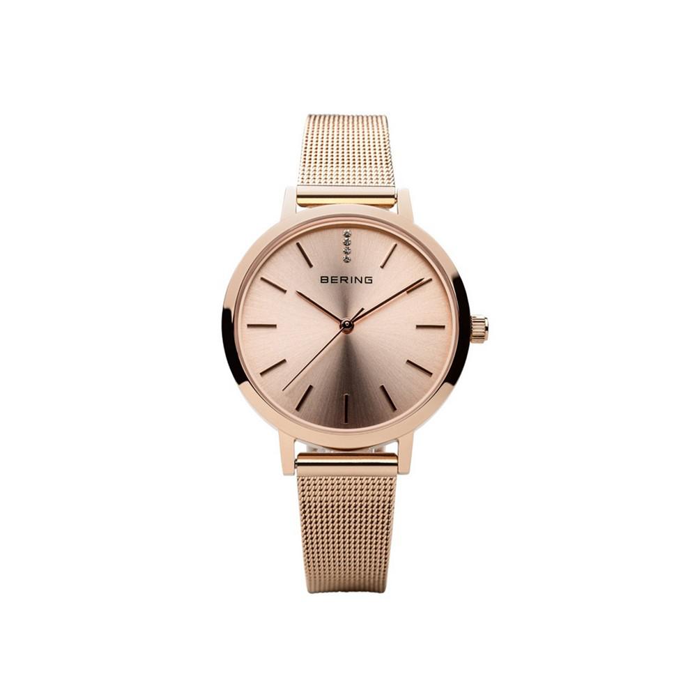 Bering Ladies' Classic Stainless Steel Mesh Watch