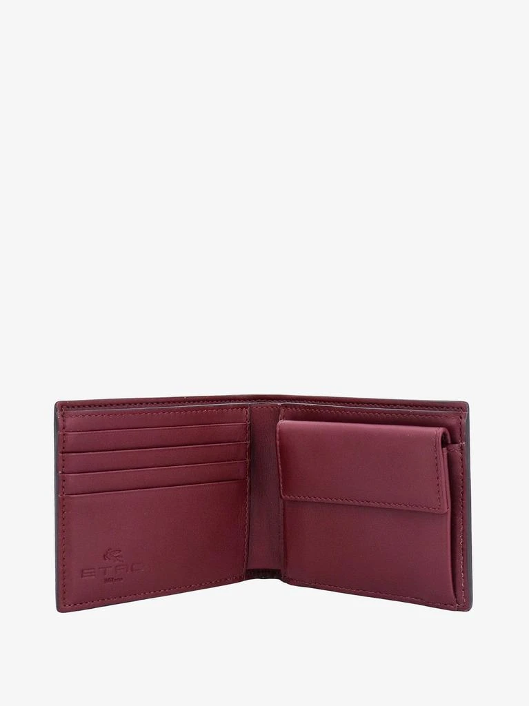 ETRO Pailsey fabric wallet with etro cube logo 3