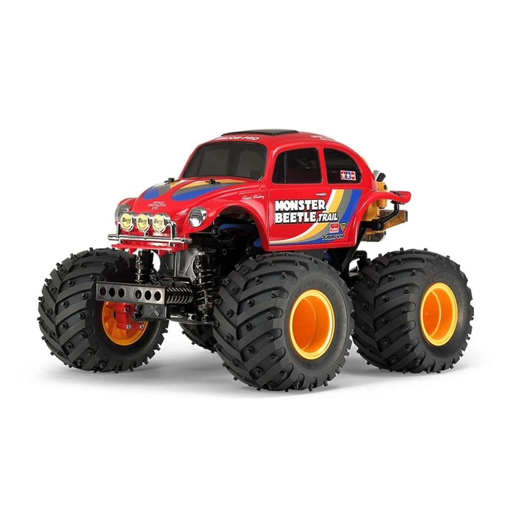Tamiya 4 x 4 in. RC Monster Beetle Trail Model Car Kit with GF-01TR Chassis 1