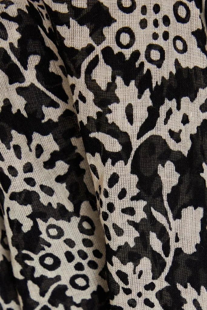 Isabel Marant Étoile Pamela ruffled floral-print cotton-voile wrap dress 4