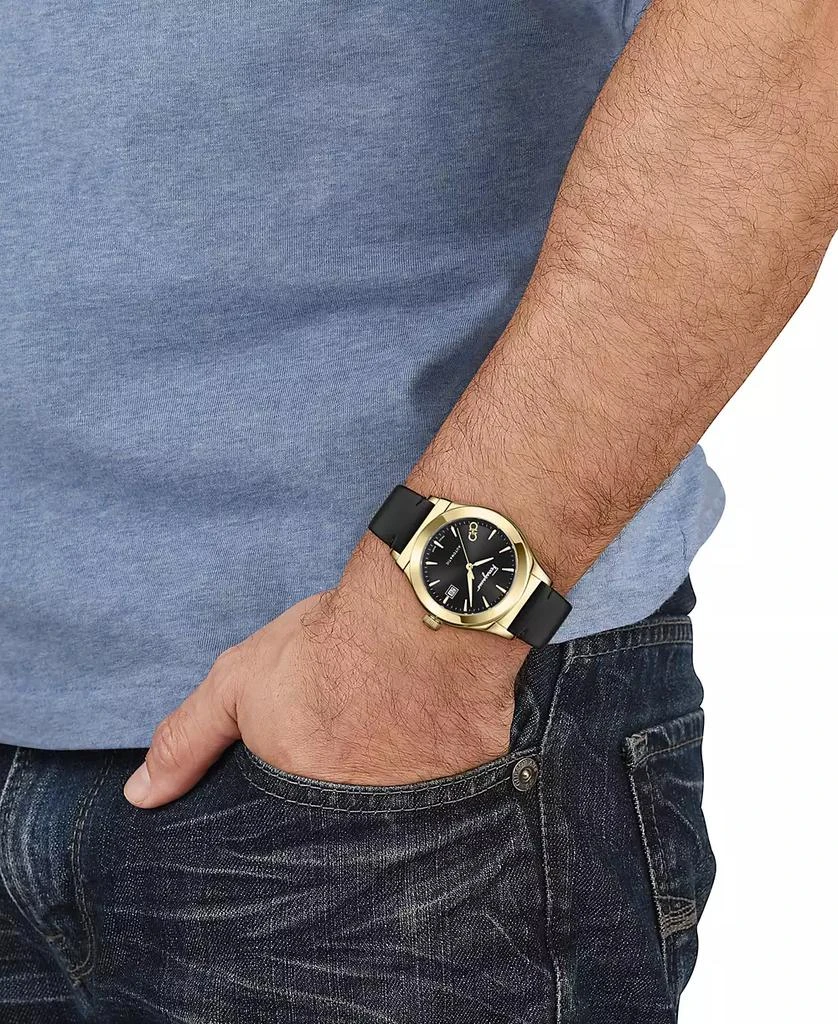 Salvatore Ferragamo Men's Swiss Automatic 1927 Black Leather Strap Watch 42mm 4