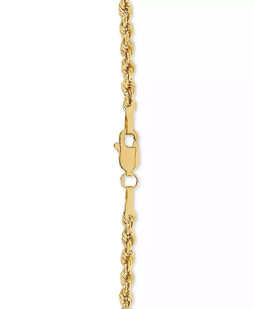 Macy's 14k Gold Diamond-Cut Rope Chain 18" Necklace (2-1/2mm) 2