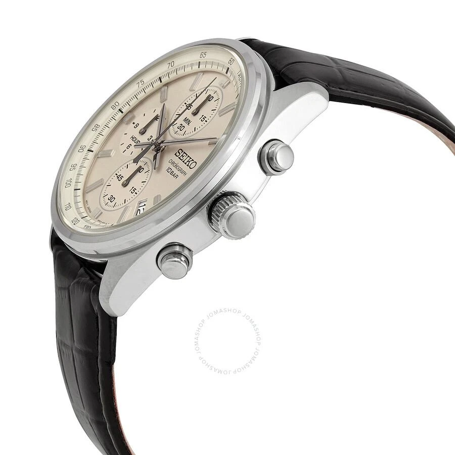 Seiko Chronograph Quartz Champagne Dial Men's Watch SSB383 2
