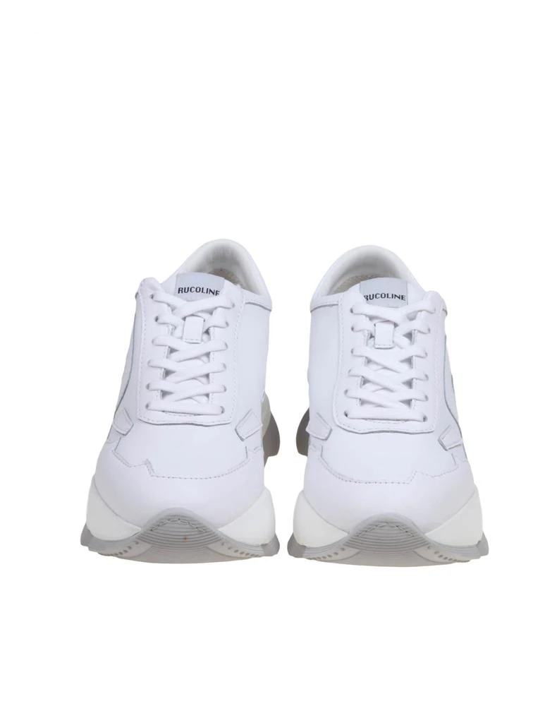 Ruco Line White Leather Sneakers 2