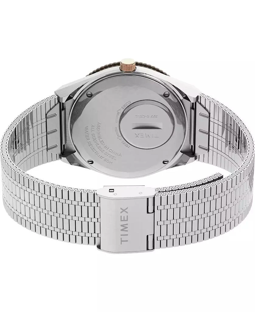 Timex Women's Q Silver-Tone Stainless Steel Bracelet Watch 36mm 3