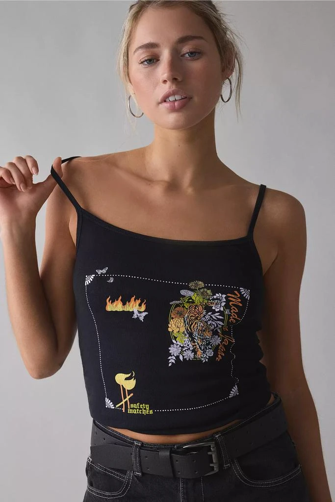 Future State Future State Hell Cat Graphic Cropped Cami 1