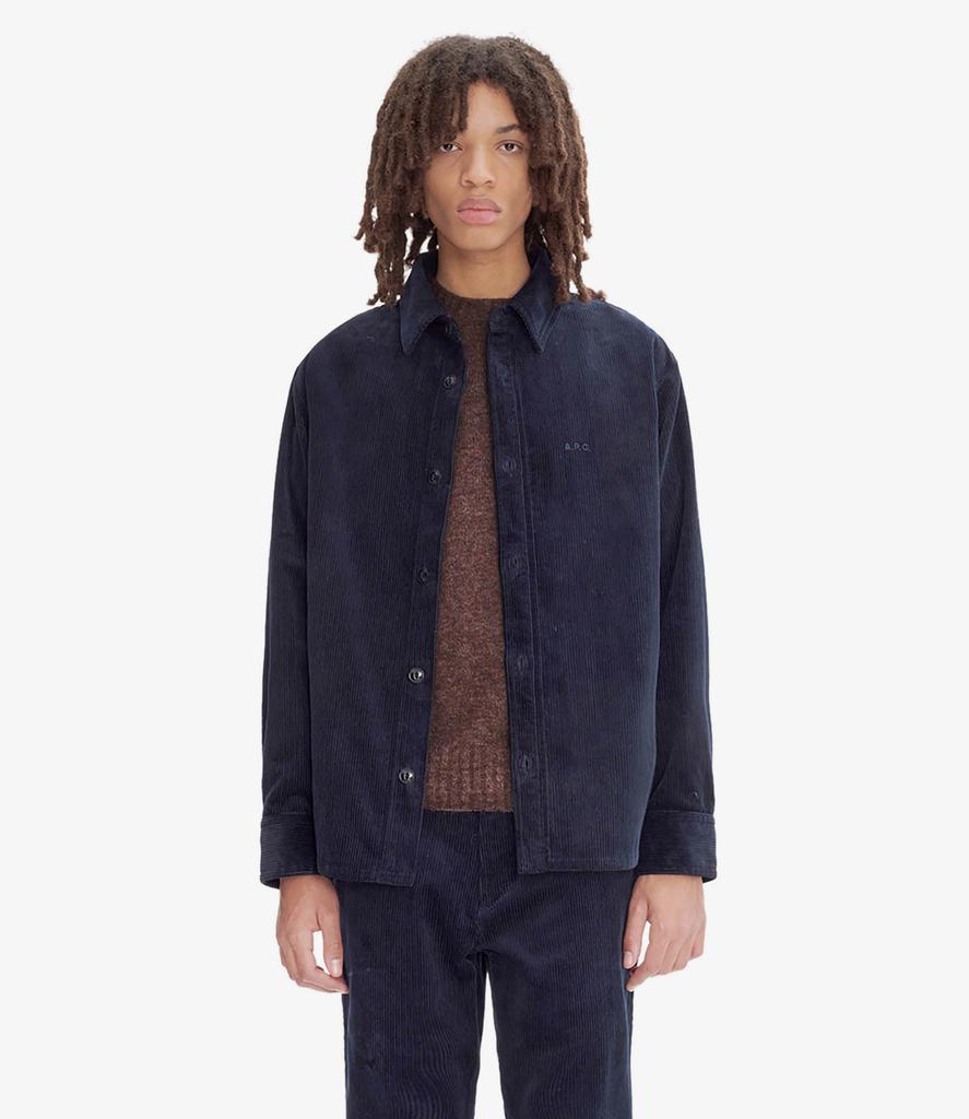 A.P.C. Bobby Logo overshirt